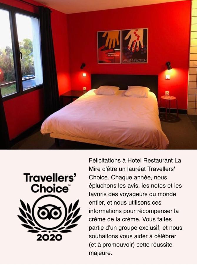 Logis - Hotel Restaurant La Mire Вьерзон Экстерьер фото
